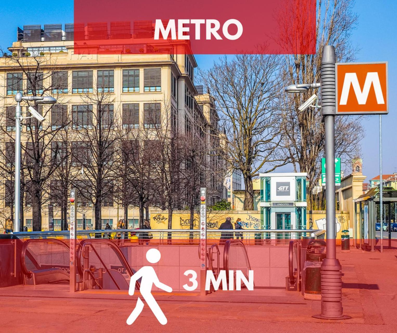 Casa Lingotto Fiere Metro Leilighet Torino Eksteriør bilde